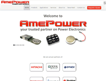 Tablet Screenshot of amepower.com